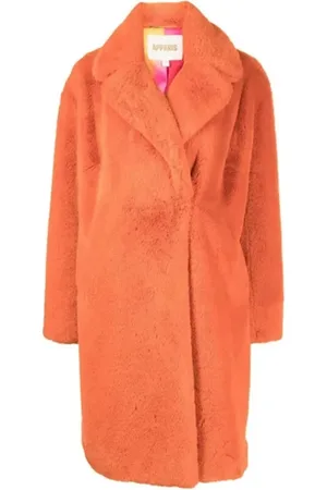 Apparis Femme, Vestes, , Taille: 38 FR Manteau en fausse fourrure avec revers