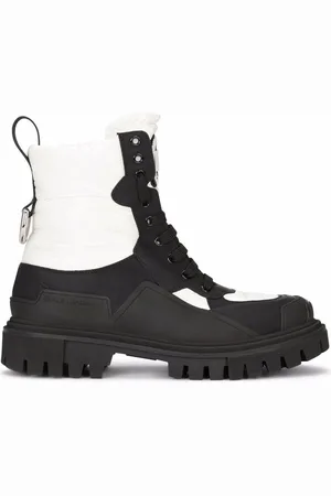 Dolce & Gabbana Femme, Chaussures, Noir, Taille: 36 EU Bottes de trekking Semelle intérieure en cuir Semelle en caoutchouc