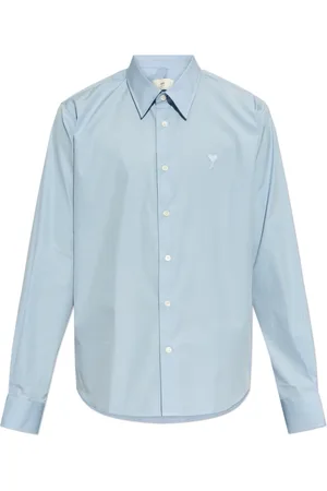 Ami Homme, Chemises, Bleu, Taille: M Chemise avec logo