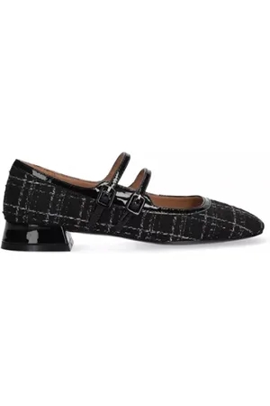 Bibi Lou Femme, Chaussures, Noir, Taille: 39 EU Ballerines en tissu noir en cuir verni