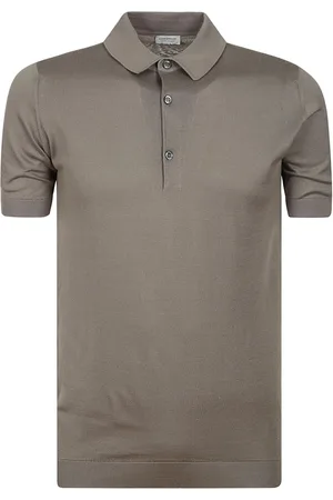 JOHN SMEDLEY Homme, Tops, , Taille: S Polo en Coton Marron Clair