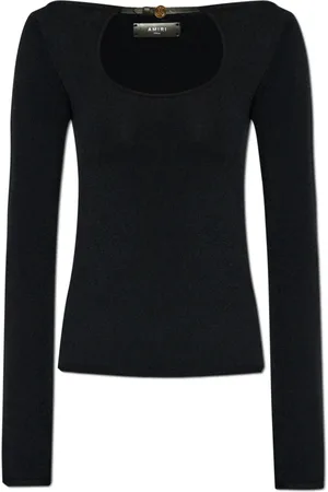 AMIRI Femme, Tops, Noir, Taille: 38 FR Haut avec logo