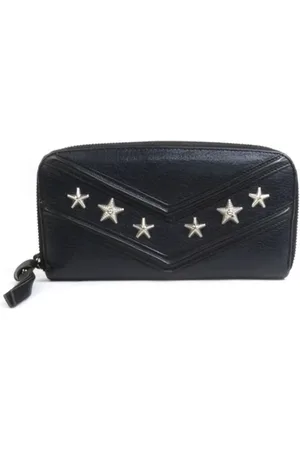 Jimmy Choo Femme, Pre-owned, Noir, Taille: ONE Size Pre-owned Cuir petite-maroquinerie