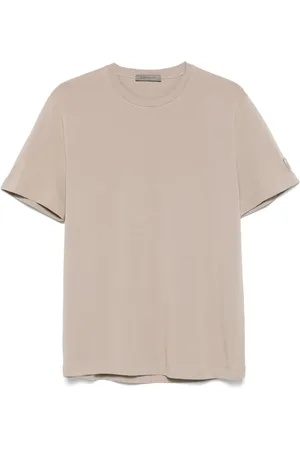 corneliani Homme, Tops, , Taille: 4XL T-shirt en coton stretch avec logo
