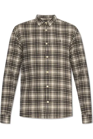 AllSaints Homme, Chemises, Gris, Taille: S Chemise Gratton