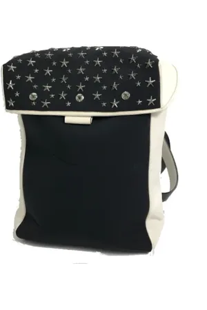 Jimmy Choo Femme, Pre-owned, Noir, Taille: ONE Size Pre-owned Cuir sacs-dos