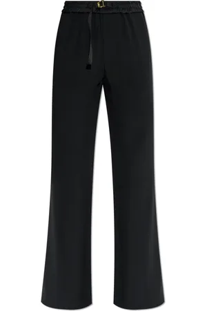 Ami Femme, Pantalons, Noir, Taille: 40 FR Pantalon avec logo
