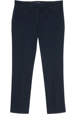 Twin-Set Femme, Pantalons, Bleu, Taille: 40 FR Pantalon Chino Bleu Court