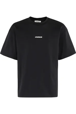 A PAPER KID Homme, Tops, Noir, Taille: L T-shirt Casual en Coton