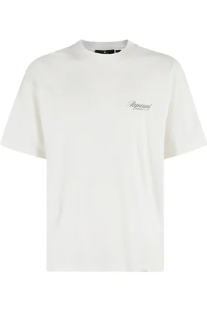 Represent Homme, Tops, Blanc, Taille: M T-shirt Club Script