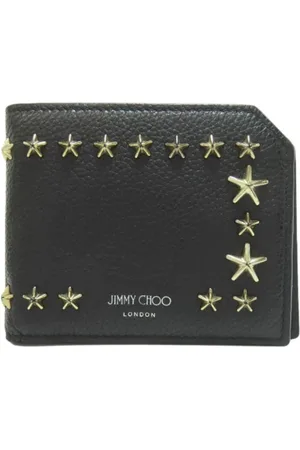 Jimmy Choo Femme, Pre-owned, Noir, Taille: ONE Size Pre-owned Cuir petite-maroquinerie
