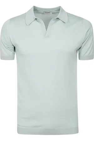 JOHN SMEDLEY Homme, Tops, Vert, Taille: S Polo à Col Skipper