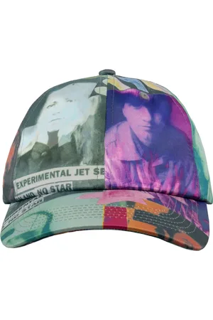 Pleasures Homme, Accessoires, Multicolore, Taille: ONE Size Casquette Jet Set avec Visière Imprimée