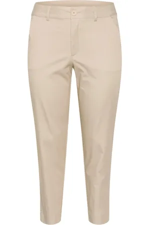 Kaffe Femme, Pantalons, , Taille: 44 FR Pantalon Chino gris plume