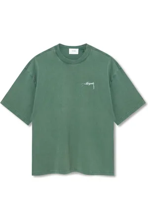 Axel Arigato Homme, Tops, Vert, Taille: XS Honneur Lavé T-shirt