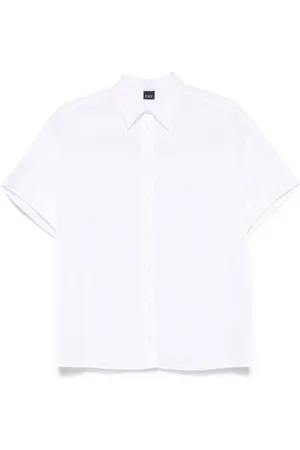 FAY Femme, Blouses et Chemises, Blanc, Taille: 42 FR Chemise Classique en Coton Blanc