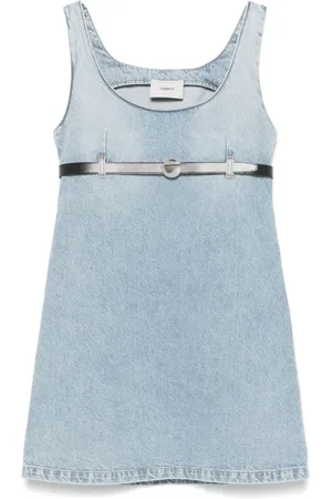 COPERNI Femme, Robes, Bleu, Taille: 36 FR Collection de Robes Élégantes