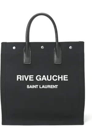 Saint Laurent Femme, Pre-owned, Noir, Taille: ONE Size Pre-owned Toile sacs-main