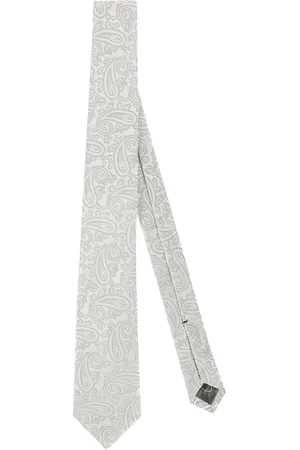 Errico Formicola Homme, Accessoires, Gris, Taille: ONE Size Cravate en Soie Fait Main
