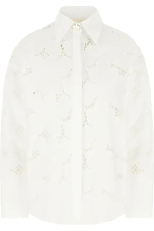 GENNY Femme, Blouses et Chemises, Blanc, Taille: 36 FR Chemises Élégantes pour Hommes et Femmes