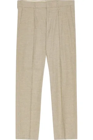 NN.07 Homme, Pantalons, , Taille: W32 L29 Pantalon Minimaliste en Mélange de Coton Ciment