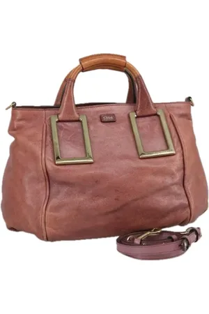 Chloé Femme, Pre-owned, Rose, Taille: ONE Size Pre-owned Cuir sacs-main