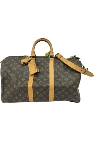 LOUIS VUITTON Femme, Pre-owned, Brun, Taille: ONE Size Pre-owned Cuir sacs-de-voyage