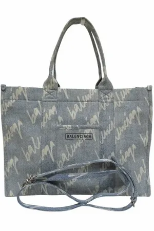 Balenciaga Femme, Pre-owned, Bleu, Taille: ONE Size Pre-owned Denim sacs-balenciaga