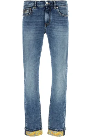 VERSACE Homme, Jeans, Bleu, Taille: W31 Jean en denim extensible