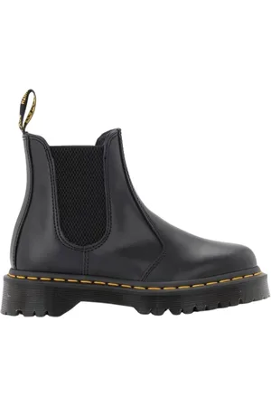 Dr. Martens Femme, Chaussures, Noir, Taille: 41 EU Bottines Chelsea 2976 Bex en cuir lisse