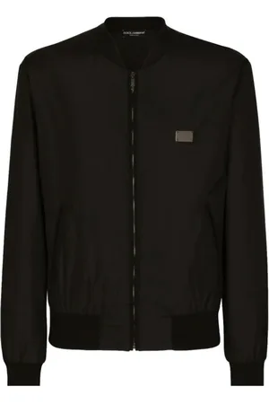 Dolce & Gabbana Homme, Vestes, Noir, Taille: L Blouson Aviateur