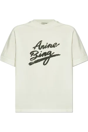 ANINE BING Femme, Tops, Blanc, Taille: 42 FR T-shirt imprimé