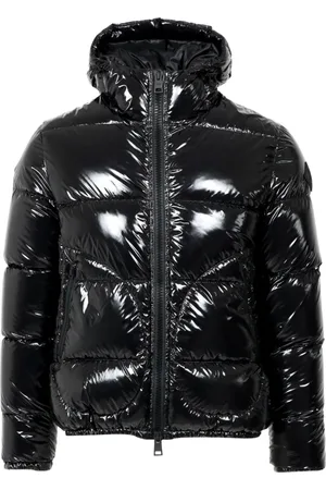 HERNO Homme, Vestes, Noir, Taille: 3XL Doudoune courte matelassée brillante