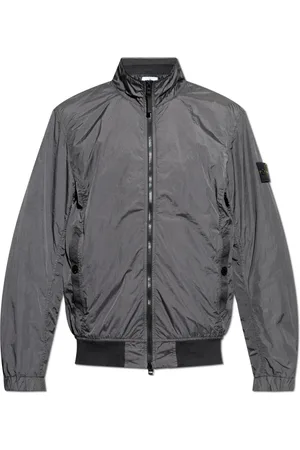 Stone Island Homme, Vestes, Gris, Taille: S Veste Légère avec Logo
