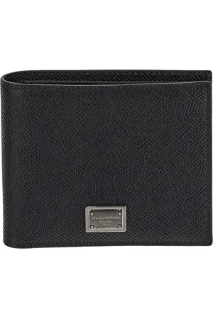 Dolce & Gabbana Homme, Accessoires, Noir, Taille: ONE Size Portefeuille bifold avec porte-monnaie