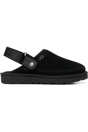 UGG Homme, Chaussures, Noir, Taille: 44 EU Sabots en daim