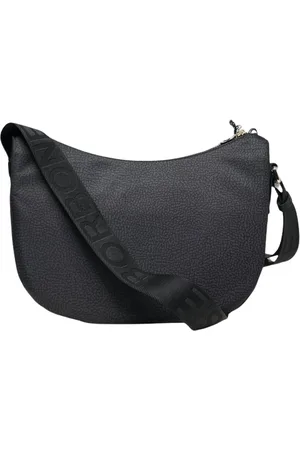 Borbonese Femme, Sacs, Noir, Taille: ONE Size Luna Bag Small