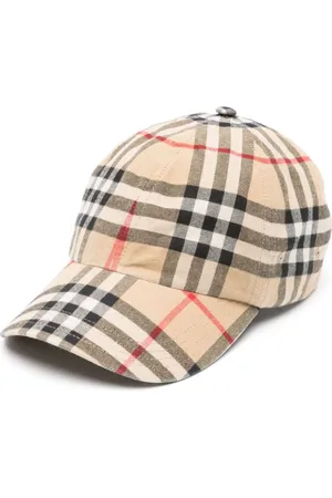 Burberry Femme, Accessoires, , Taille: M Casquette à carreaux vintage