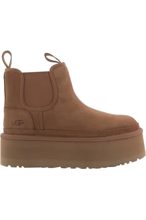 UGG Femme, Chaussures, Brun, Taille: 40 EU Bottines Chelsea Plateforme Neumel