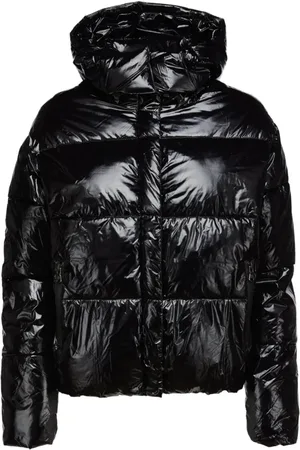 Canadian Classics Femme, Vestes, Noir, Taille: 42 FR Veste imperméable à capuche et poches