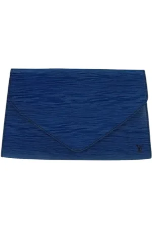 LOUIS VUITTON Femme, Pre-owned, Bleu, Taille: ONE Size Pre-owned Cuir pochettes-minaudieres