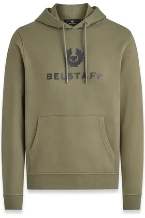 Belstaff Homme, Sweatshirts et sweats à capuche, Vert, Taille: 2XL Sweat à capuche Signature