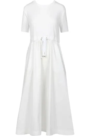 HERNO Femme, Robes, Blanc, Taille: 36 FR Robe longue
