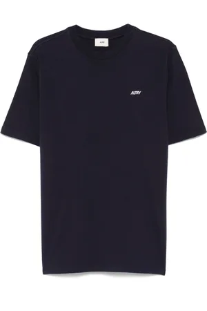 Autry Homme, Tops, Bleu, Taille: L T-shirt bleu pour homme