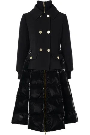 Elisabetta Franchi Femme, Manteaux, Noir, Taille: 42 FR Blouson noir matelassé