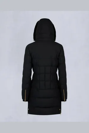 Moose Knuckles Femme, Manteaux, Noir, Taille: 38 FR Parka en Shearling