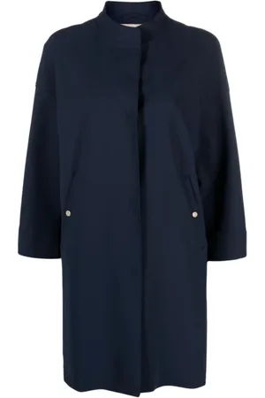 HERNO Femme, Manteaux, Bleu, Taille: 42 FR Parka