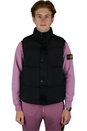 Stone Island Homme, Vestes, Noir, Taille: S Gilet en nylon