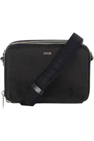 Dior Homme, Pre-owned, Noir, Taille: ONE Size Pre-owned Cuir sacs-main