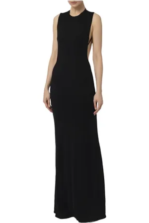 Elisabetta Franchi Femme, Robes, Noir, Taille: 40 FR Robe Maxi